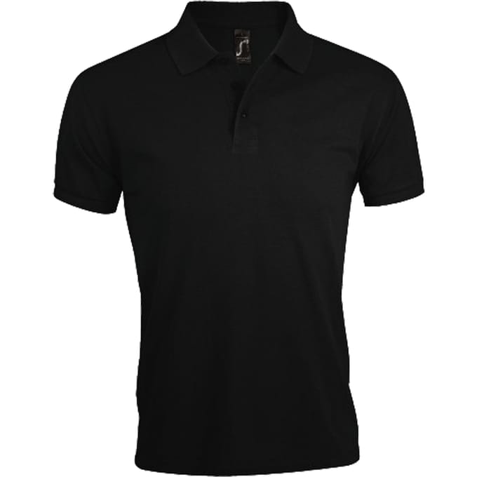 SOLS Heren Prime Poloshirt (Zwart)