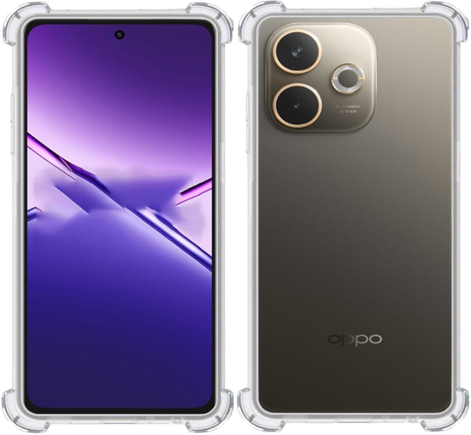 TechNow Hoesje geschikt voor OPPO A5 Pro – Hoesje Screenprotector - Extreme Shock Case – Case Transparant