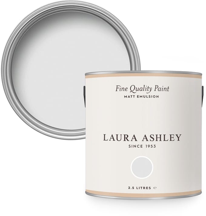 Laura Ashley Muurverf Mat 2.5L Sugared Grijs Wit