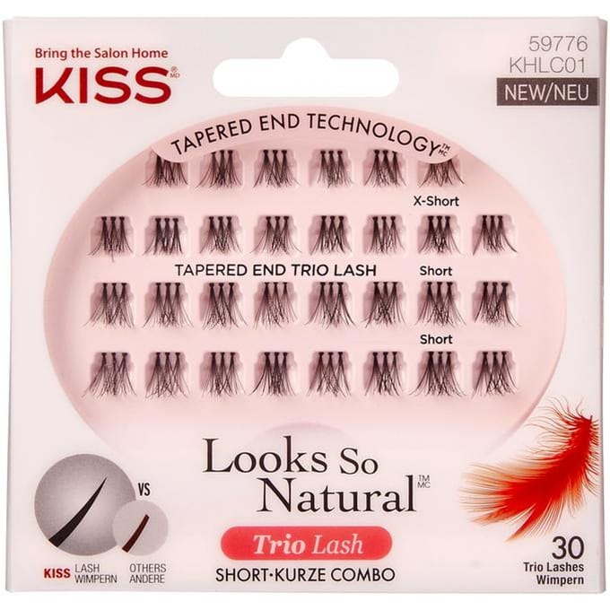 KISS Looks So Natural Trio Short Kunstwimpers Dames