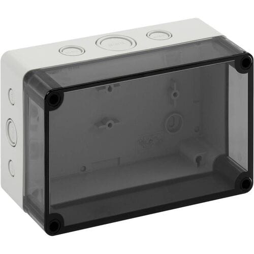 Spelsberg TK PS 1811-8f-tm Installatiebehuizing 180 x 110 x 84 Polycarbonaat, Polystereen (EPS) Grijs-wit (RAL 7035) 1 stuk(s) Piece