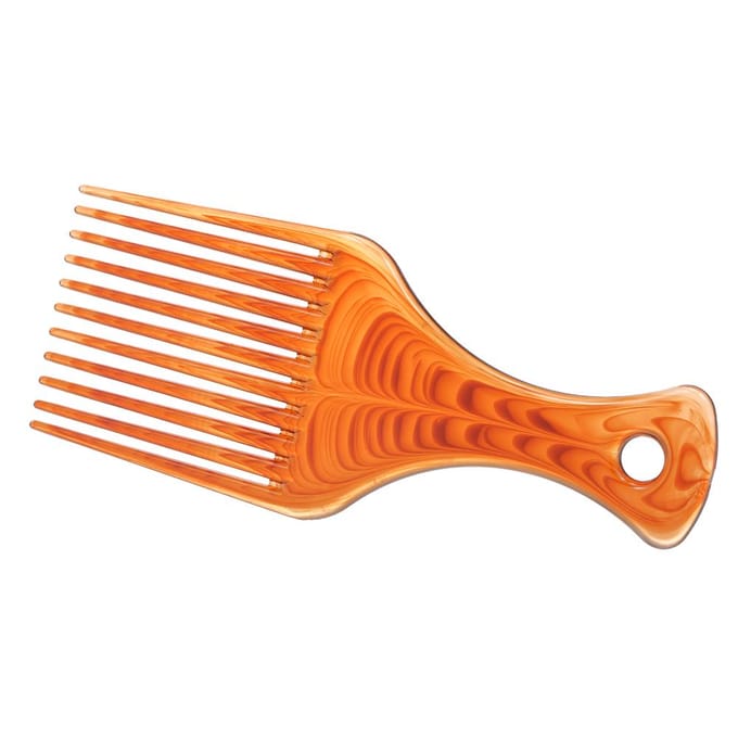 Plastic Haarkam Inzet Afro Haar Pick Kam Haar Haarverzorging Styling Tool black