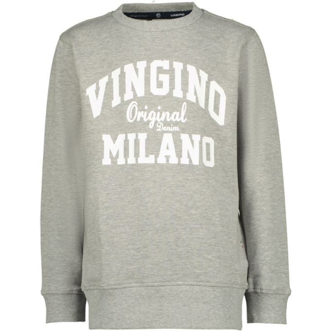 Vingino Crewneck-classic-logo Grey Mele Taglia: 4 | Maglioni Outlet | kids | Grigio