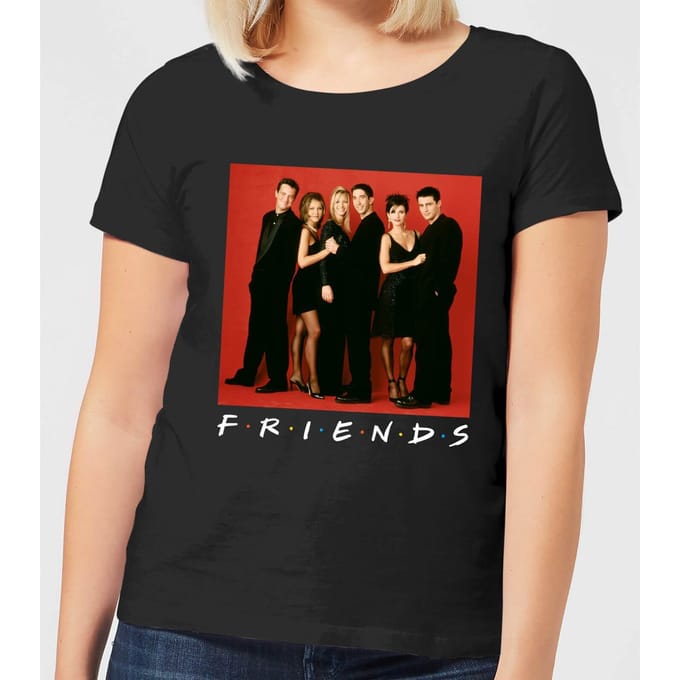 Friends Character Pose dames t-shirt - Zwart - M