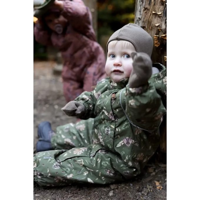 Ski overall polyester voor baby Mikk-Line Aop Floral