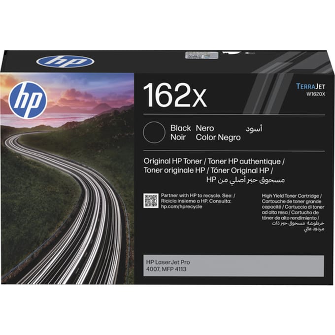 Tonercartridge HP W1620X 162X zwart