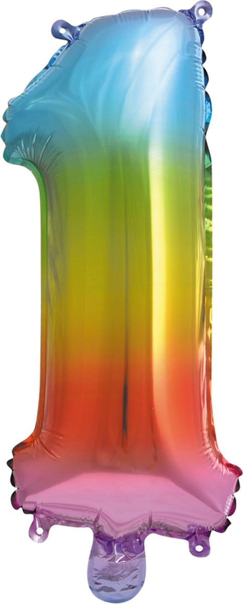 Folieballon 16" nmr. 1 - Regenboog