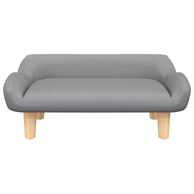 Vidaxl Kinderbank, Lichtgrijs, 70X40X24 Cm, Bekleed met Stof