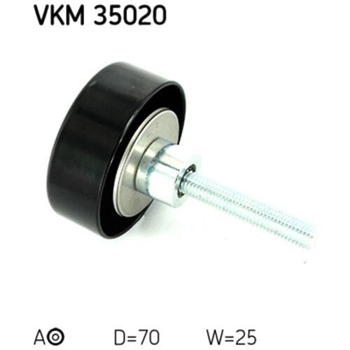 Rondsel/geleiderpoelie, V-ribbelriem SKF VKM 35020