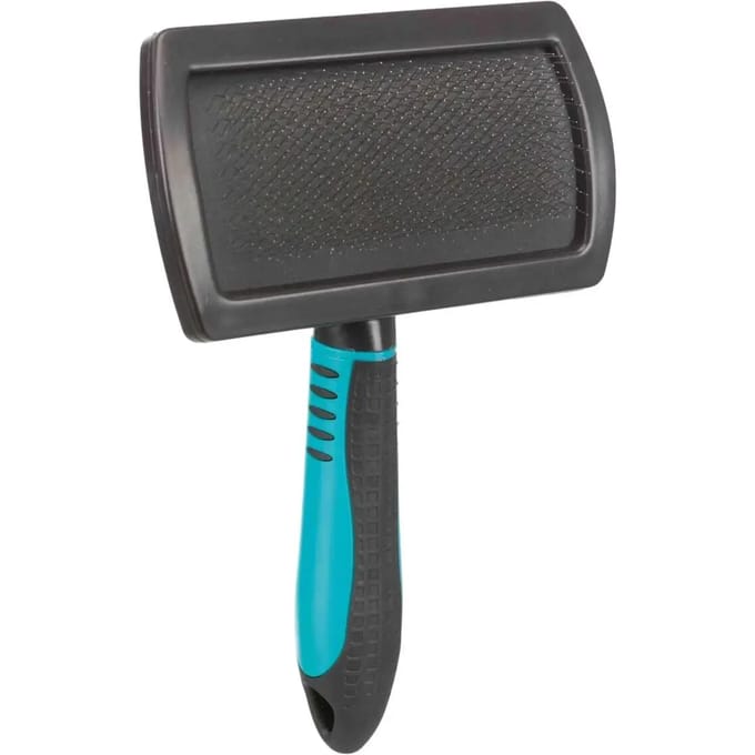 Zachte plastic/metalen hondenborstels Trixie