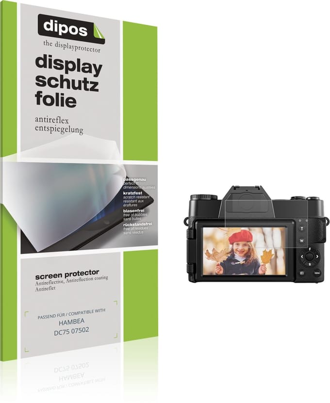 dipos – 4x Matte Beschermfolie geschikt voor HAMBEA DC75 07502 | Krasbestendige & antireflecterende Screenprotector Ultra-Thin