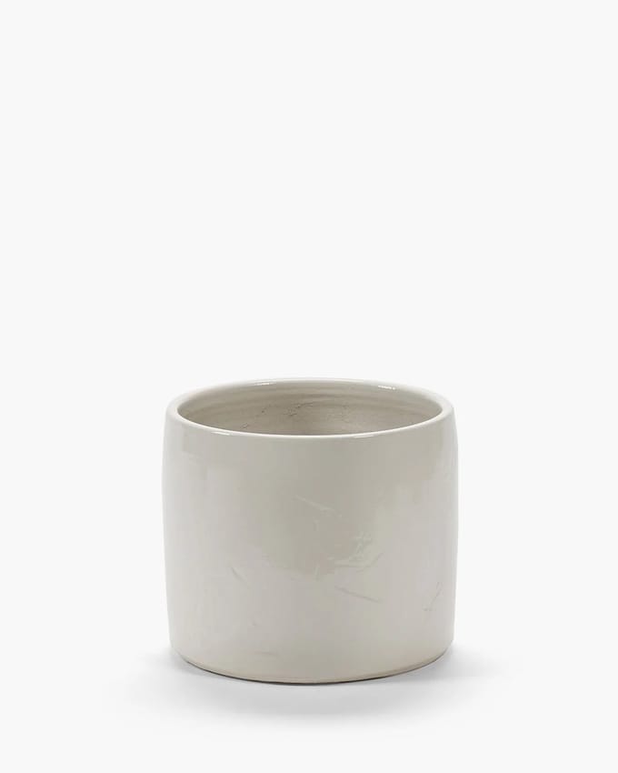 Serax Vincent Van Duysen Vaso 05 bloempot D20cm H25cm wit