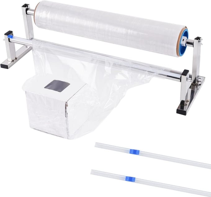 Stretchfolie Wikkelmachine Handmatige Palletwikkelaar Inox