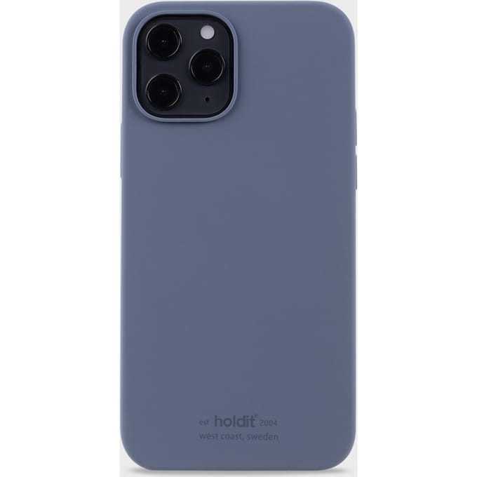 Holdit Silicone Case geschikt voor Apple iPhone 12 (Pro) - Pacific Blue