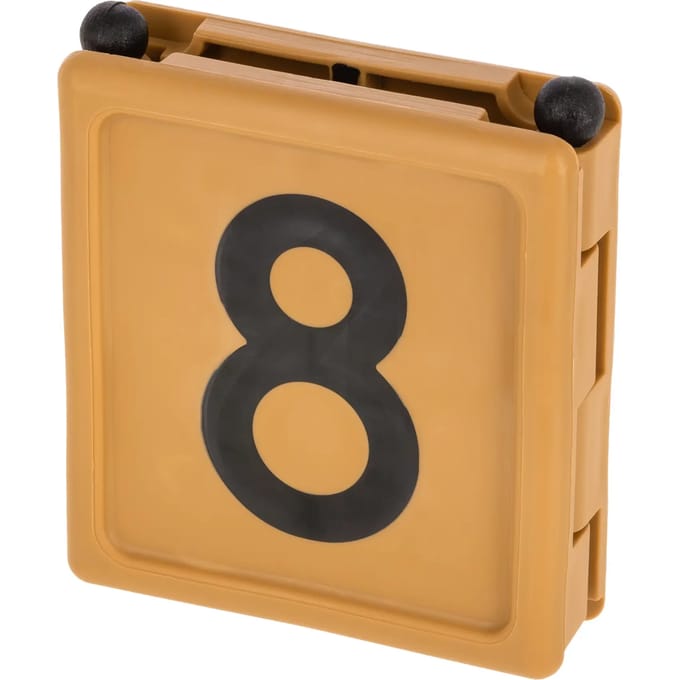 Nummerplaatje voor opvouwbare halsband Kerbl (x6)