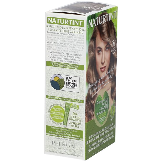8A As Blond - NATURTINT - 170ml - Vegan - Ammoniakvrij - BioBased Certified - Microplastic FREE