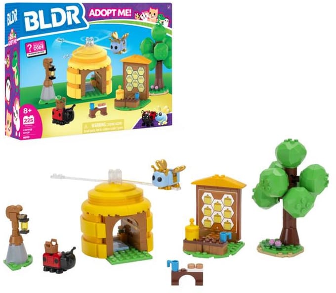 BLDR - Medium Building Set - Coffee Shop Interior With Queen Bee & Ladybug