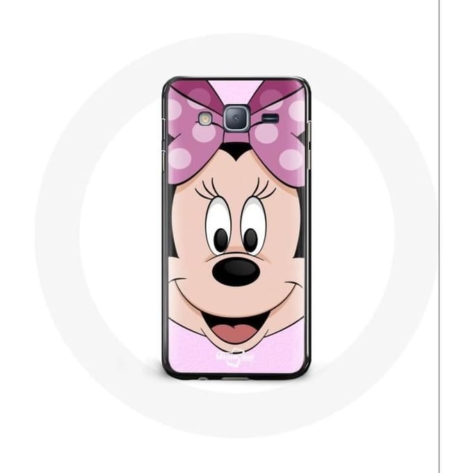 Coque - Minnie Mouse - Samsung Galaxy J3 2016 - Rose - Souple - Dessin animé rose