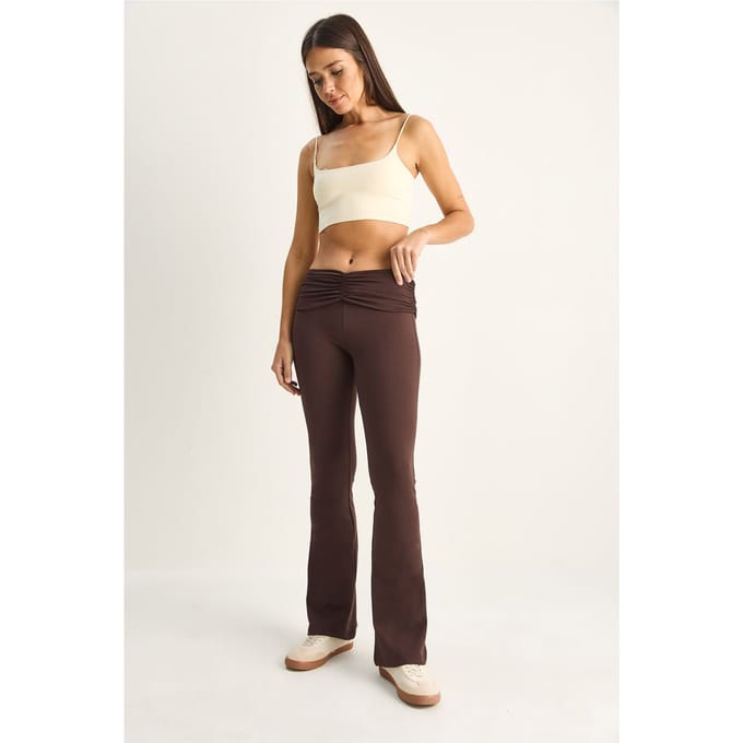 Hoge Taille Flared Leggings
