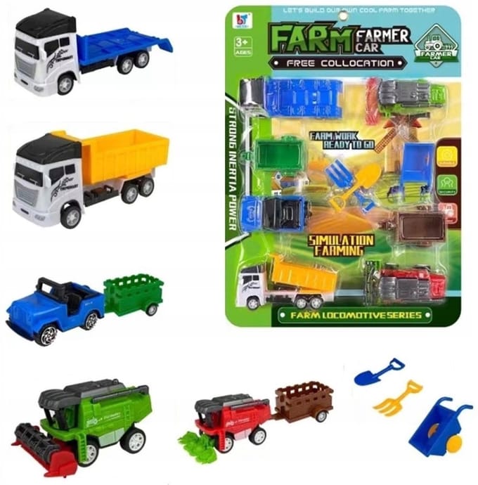 TRIFOX Boerderij Voertuigen Set met Accessoires - 3 Jaar+