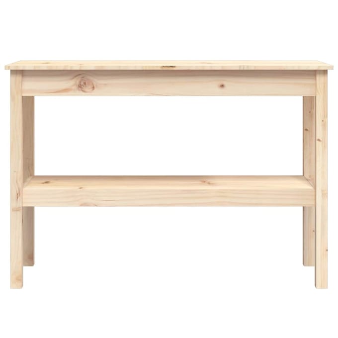 vidaXL - Wandtafel - 110x40x75 - cm - massief - grenenhout