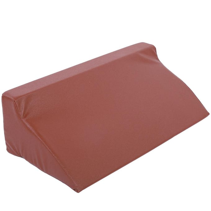 PU Leer Schuim Wig Kussen Beenverhoging Rug Lendensteun Kussen gray