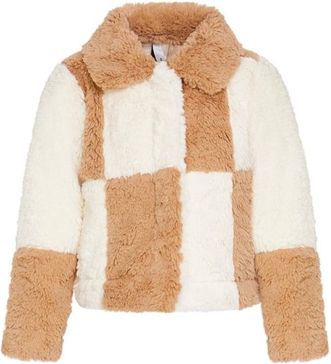 Lords x Lilies - Witte/beige vest van faux fur - Maat M