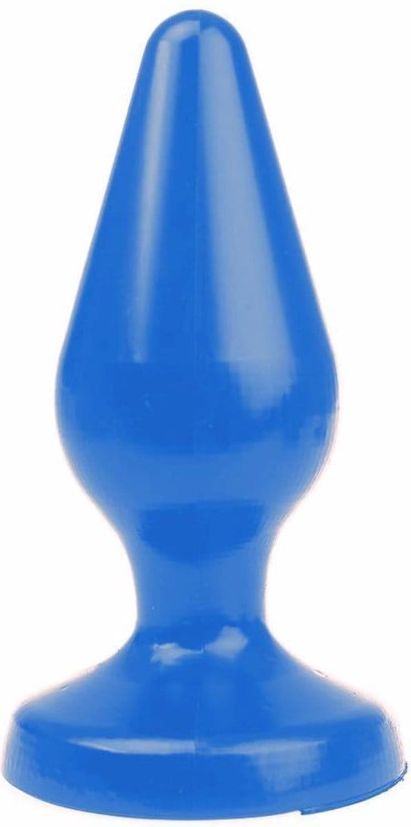 I Love Butt - Klassieke Buttplug - XL - Blauw