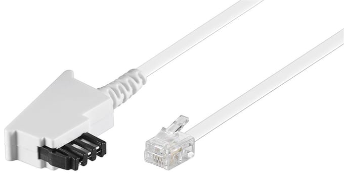 Goobay 68542 telefoonkabel 15 meter Wit