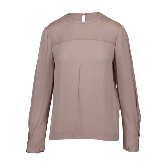 Diane Von Furstenberg lichtroze blouse - jaren 2010