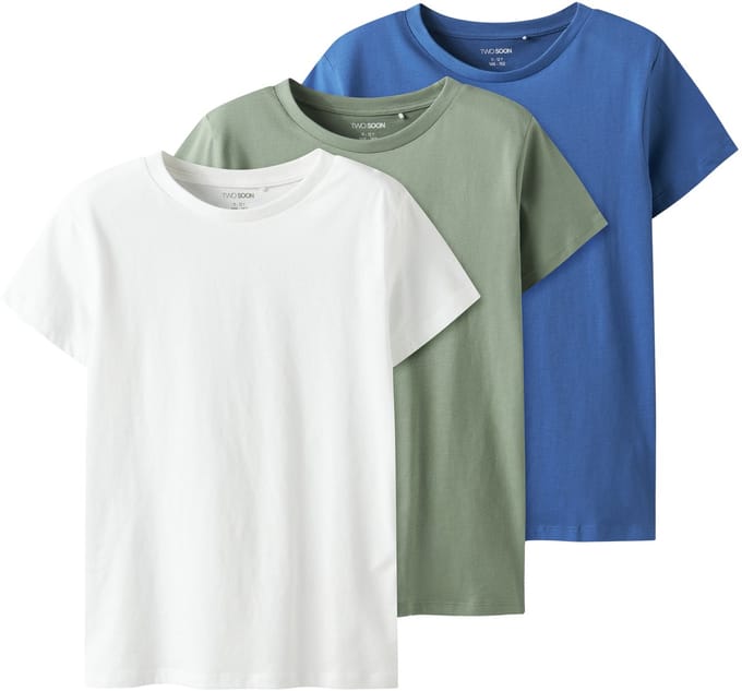 NAME IT - TKMJOX 3P SS TOP NOOS - Jongens - Blouses