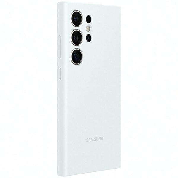 Samsung Silicone Case - Geschikt voor Samsung Galaxy S24 Ultra - White