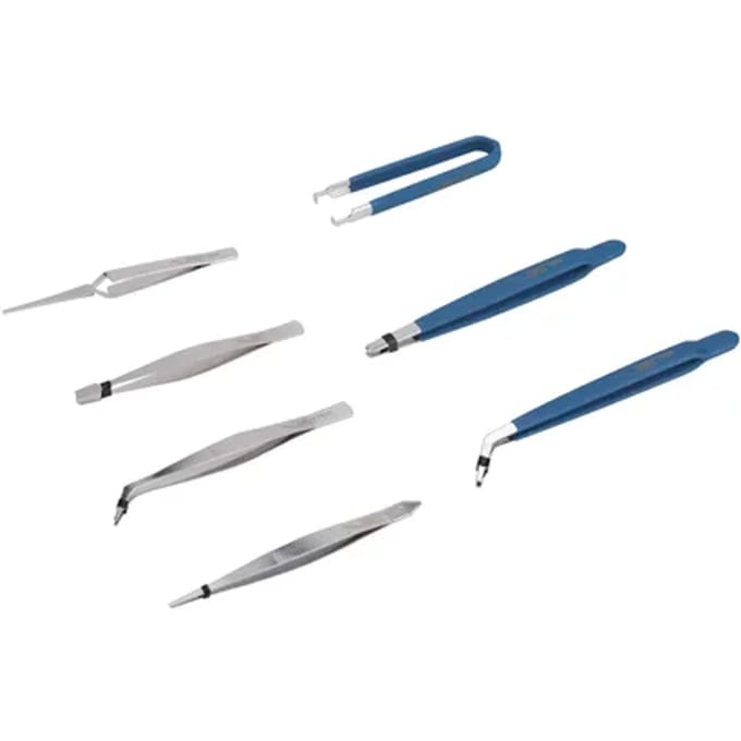 Dexter Set Precisie Tangen - Duurzaam Materiaal - 19cm