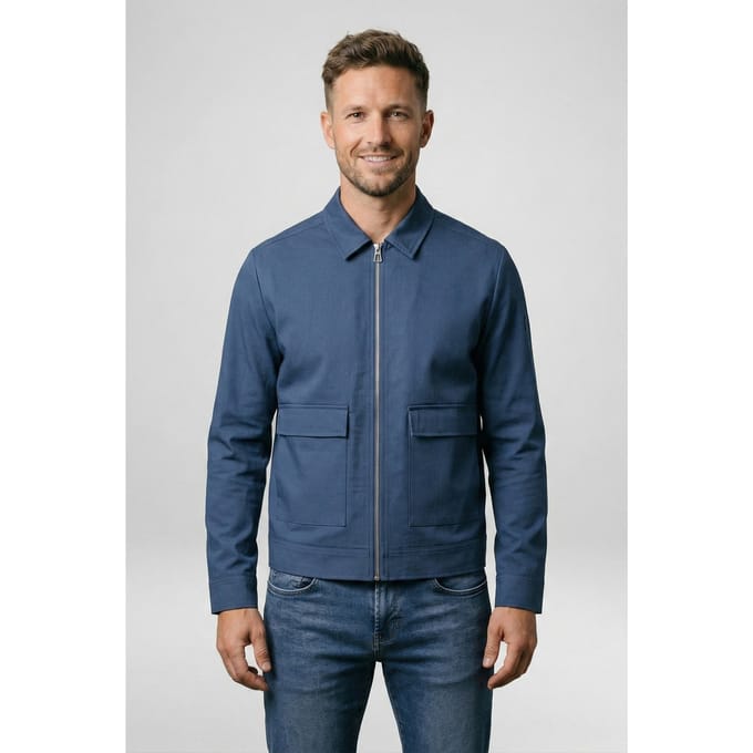 Cars Jeans Stevo Polyester/ Cotton Navy Taglia: S | Giacche leggere Outlet | Uomo | Blu