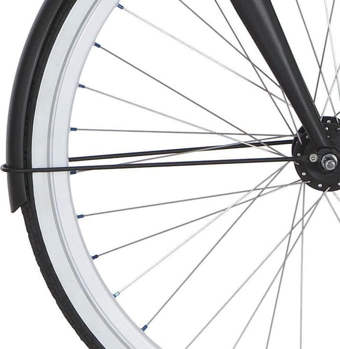 Cortina Spatbordstang voor 28 Blau black matt