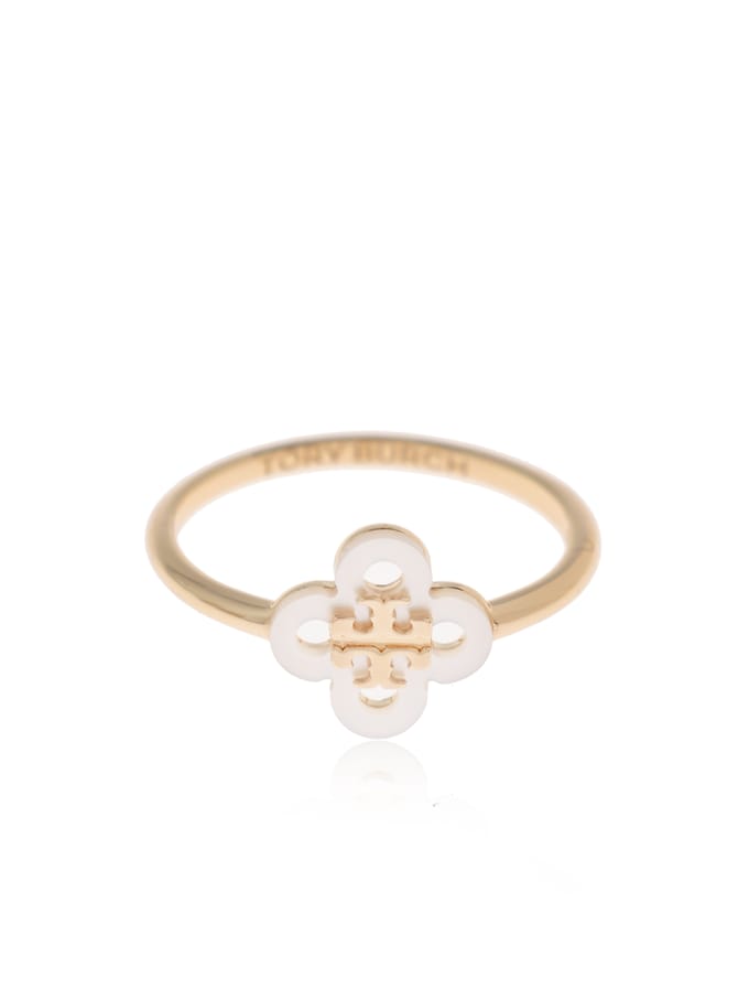 Set van drie ringen met klaverlogo