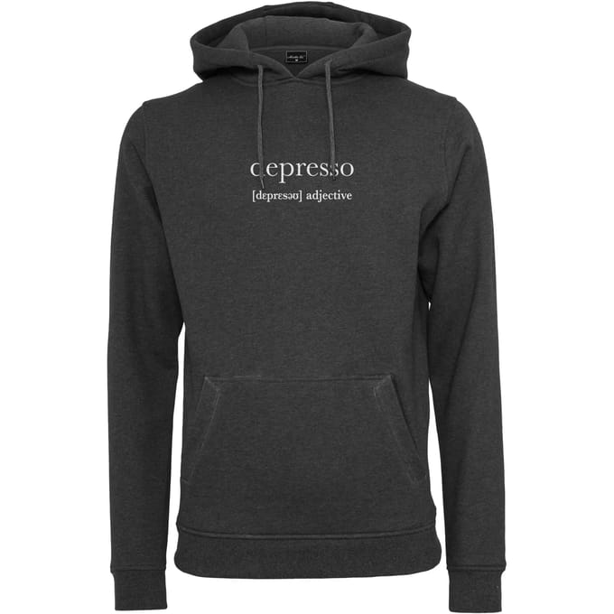 Mister Tee - Depresso Hoodie/trui - M - Grijs