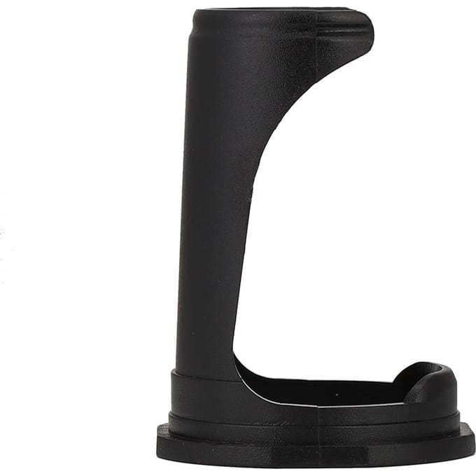 Support de brosse de rasage en acrylique noir professionnel, outil de rasage de brosse à barbe Holder black