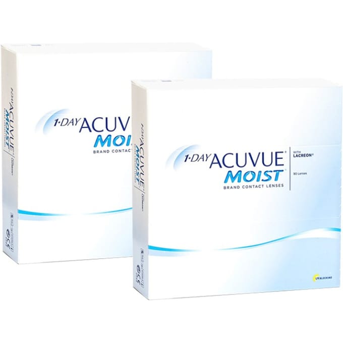 -0,75  - 1-DAY ACUVUE MOIST   -  90 pack  -  Daglenzen   -  Contactlenzen