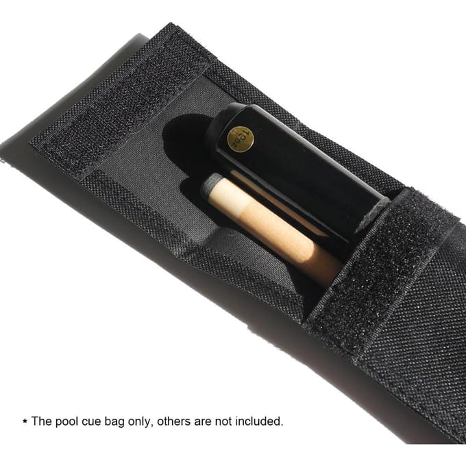 Sac de bâton de queue de billard pochette de rangement de bâton de billard étui de support de mât de queue sac de toile de tige de billard de billard black