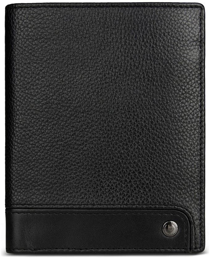 bugatti portemonnee Due Flap Wallet Black zwart