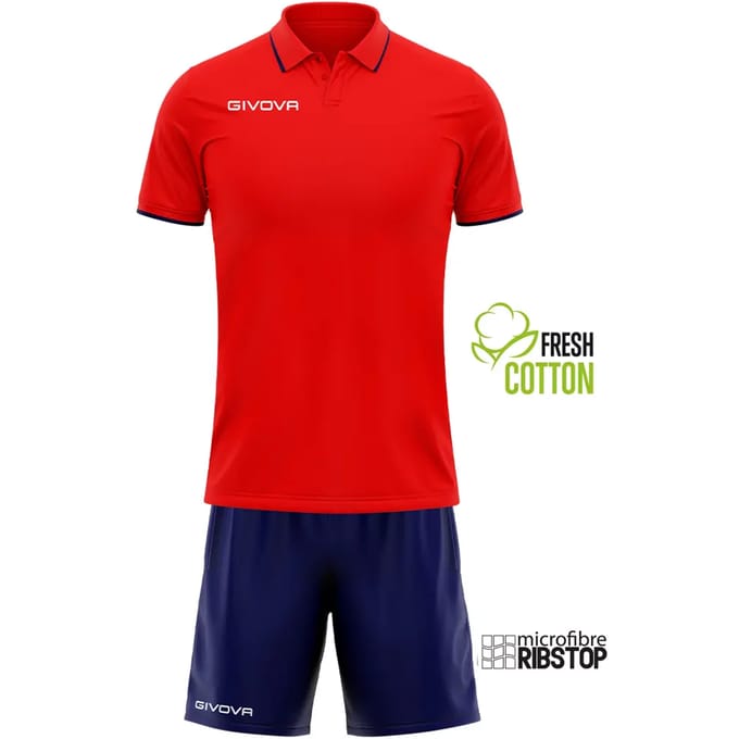 Kinderpolo en -short Givova Street