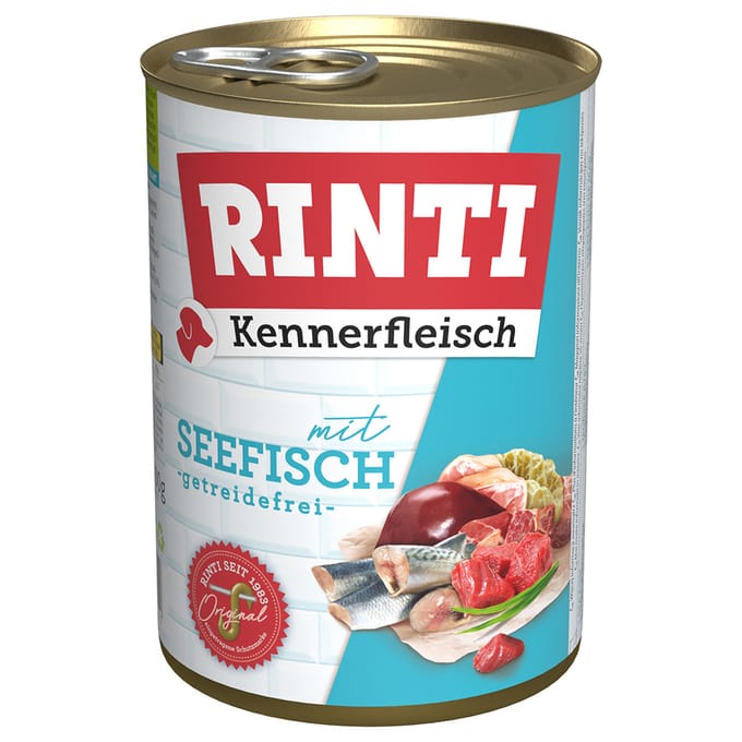 Rinti - Kennerfleisch 12x400g - Zeevis met zalmolie