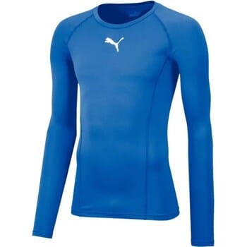 Puma Shirt LIGA Baselayer Tee Longsleeve 655920 Electric Blue Lemonade-L