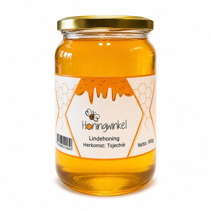 Lindehoning 900g Tsjechië Honingwinkel (vloeibaar)