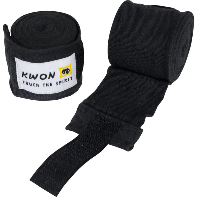 Paar niet-elastische boksriemen Kwon