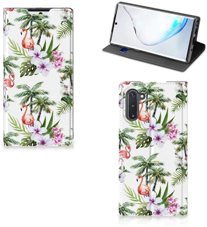Samsung Galaxy Note 10 Hoesje maken Flamingo Palms