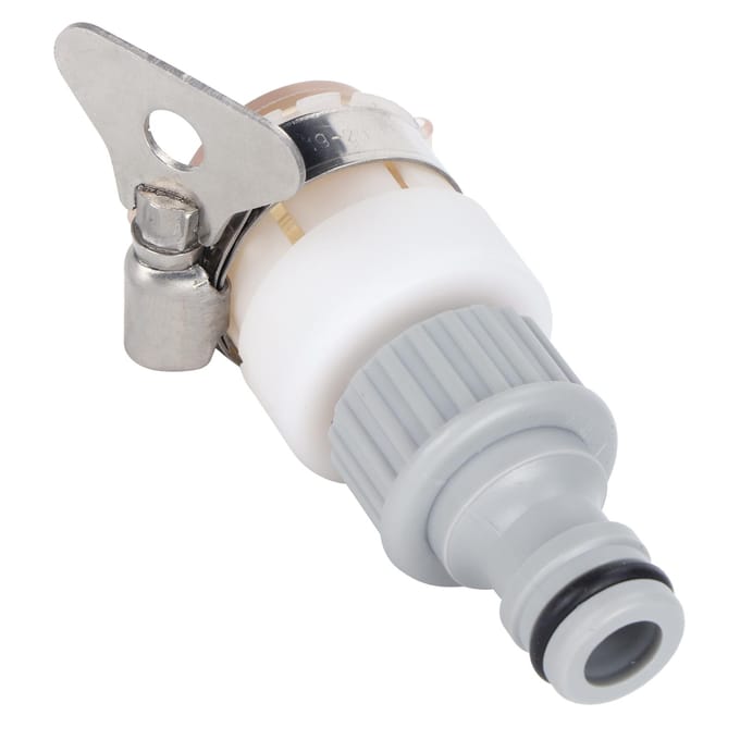 G1/2 G3/4 Tuinslang Connector Snelkoppeling Universele Adapter voor Autowas Irrigatie white
