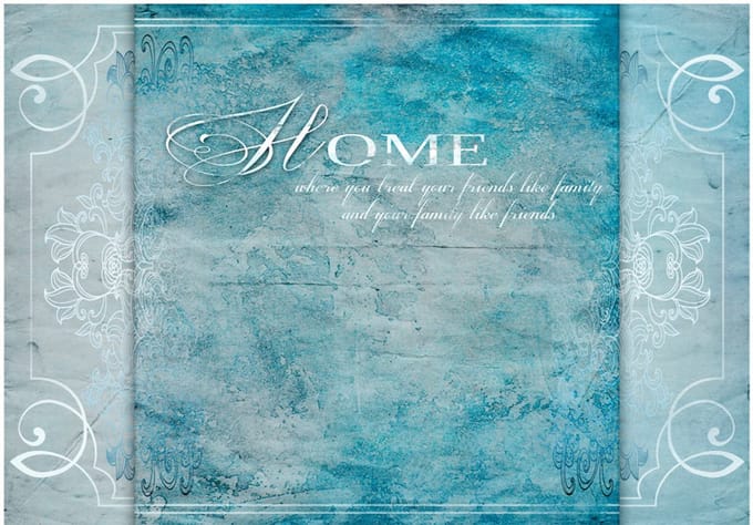 Fotobehang - Home, where you ....