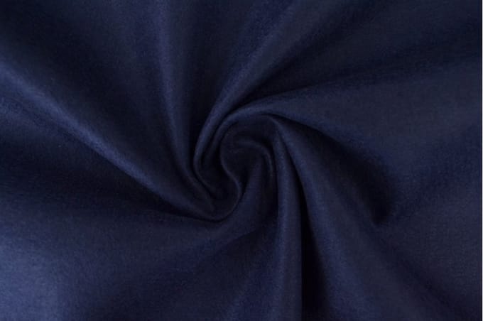 Vilt stof - 3mm dik vilt - 1 meter - Per meter - Marineblauw